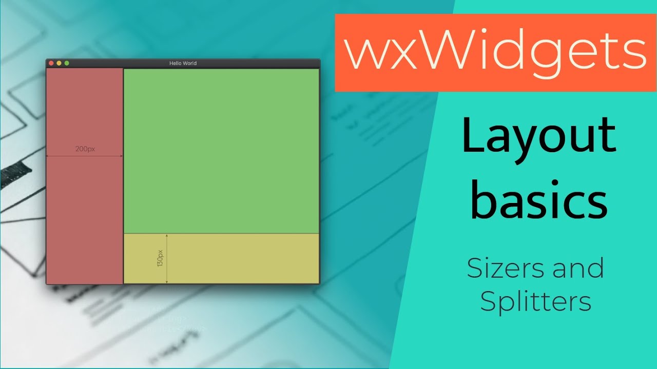 wxWidgets: Layout basics for multiplatform GUI applications in C++ (sizers and splitters)
