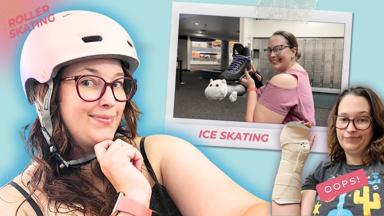 I'm learning to skate! Roller & ice skating at 245 pounds :it's never too late