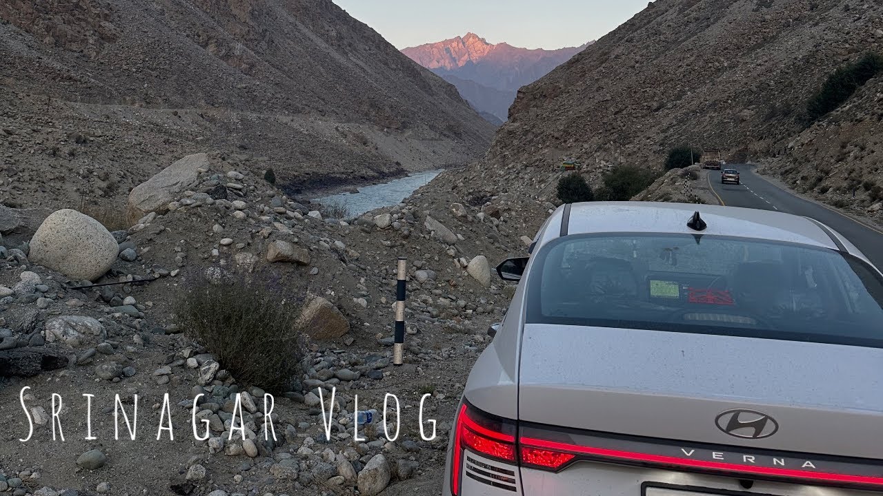 Traveling to Ladakh via Srinagar Part-1| New Hyundai Verna |Nomadic heart