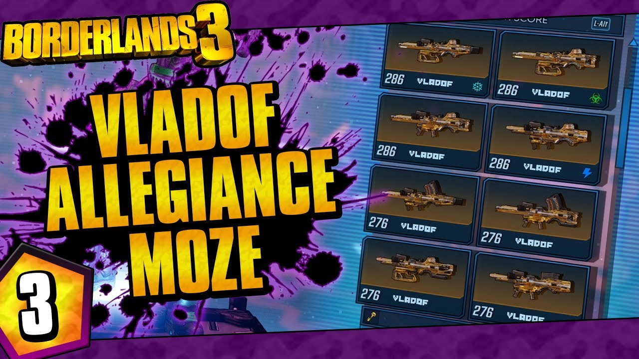 Borderlands 3 | Vladof Allegiance Moze Funny Moments And Drops | Day #3