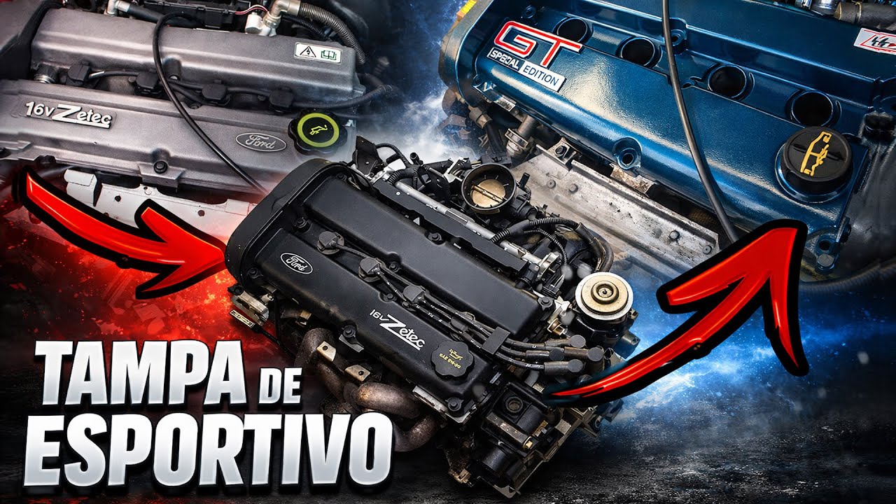 Tampas de Motor Silvertop, Blacktop e Greentop?  - Ford Zetec - Milan Dark