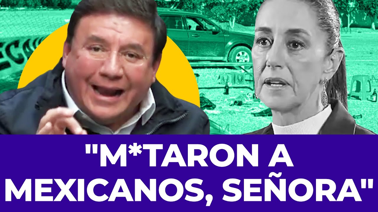 ¡ESTALLA DE RABIA! Periodista explota en vivo contra Sheinbaum por la tragedia en Salamanca