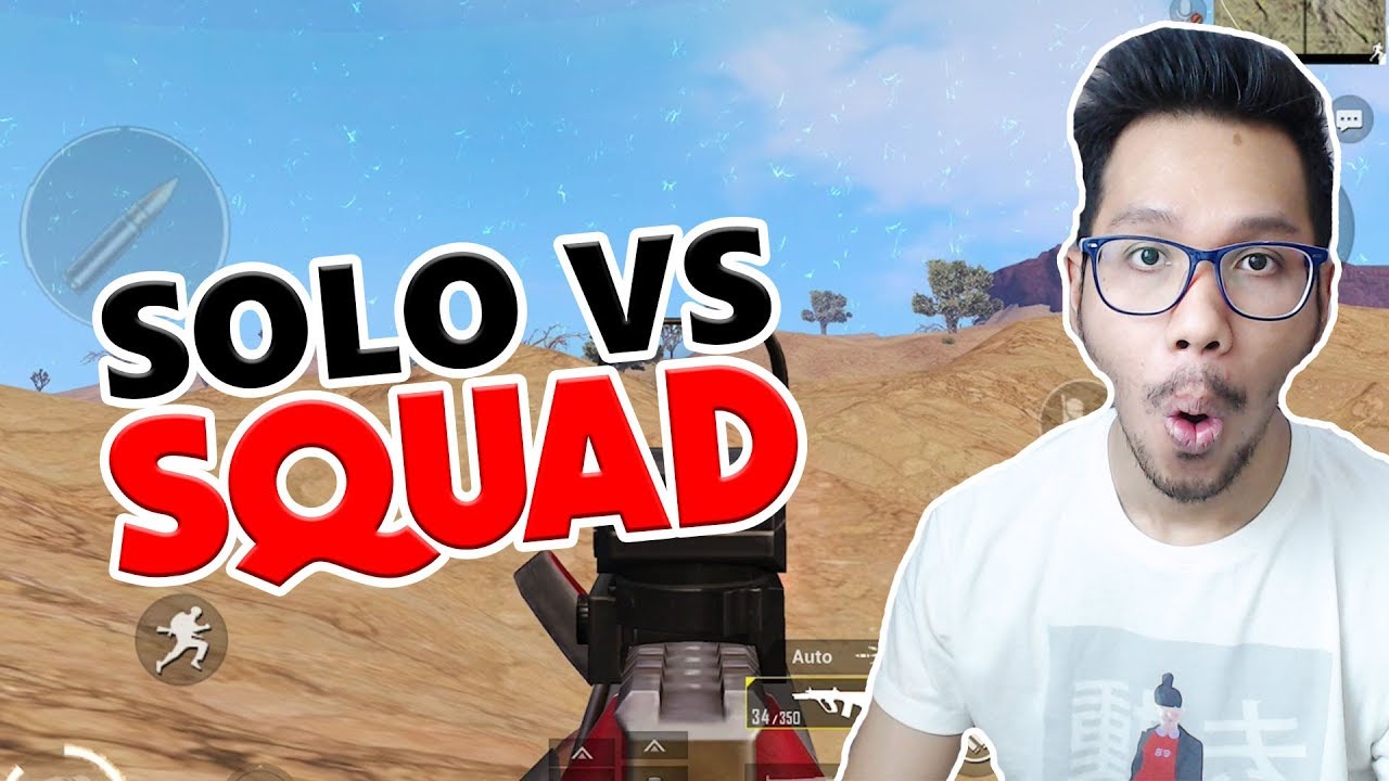 SOLO VS SQUAD HAMPIR KALAH - PUBG MOBILE INDONESIA