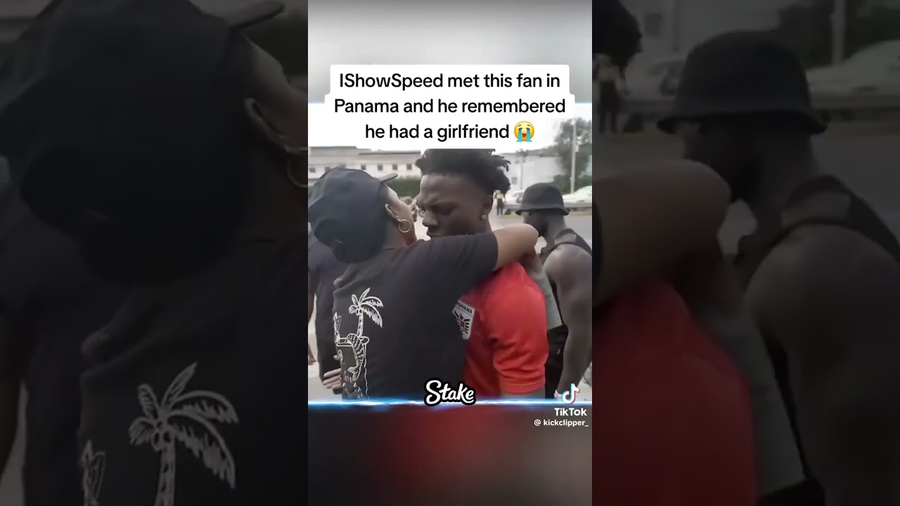 Speed met this fan in Panama and remembered he had a girlfriend 😭 #streamer #clips #funny #speed