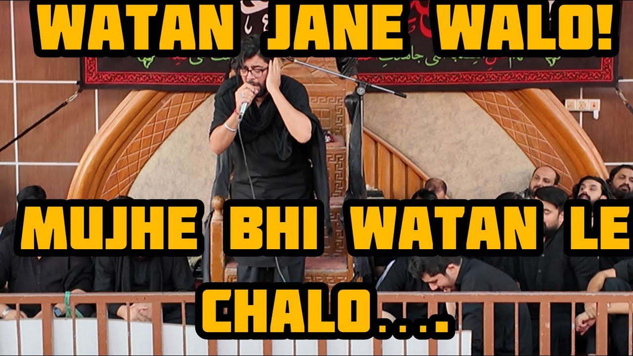 MUJHE BHI WATAN LE CHALO|Arbaeen 2024|Karbala|Mir Hasan Mir|