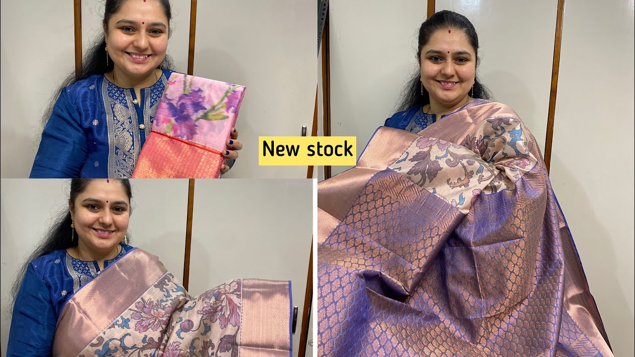 NEW STOCKS ALERT ‼️- SEMI KANCHIPURAM TISSUE SILK SAREE - 6363247858