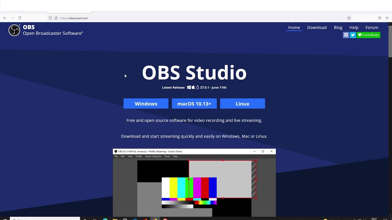 Setting up a Live Stream with Open Broadcaster Software