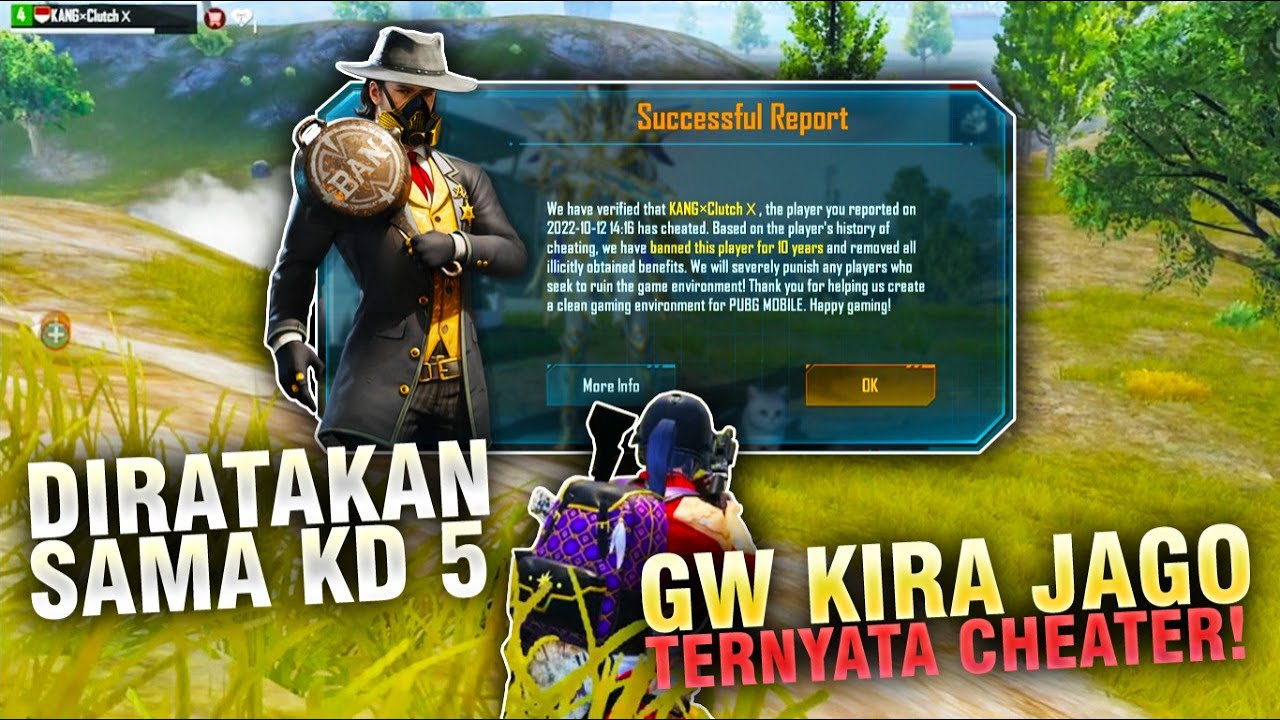 AWALNYA GW KIRA JAGO! PAS DI REPORT LANGSUNG KE BANNED! - PUBG MOBILE