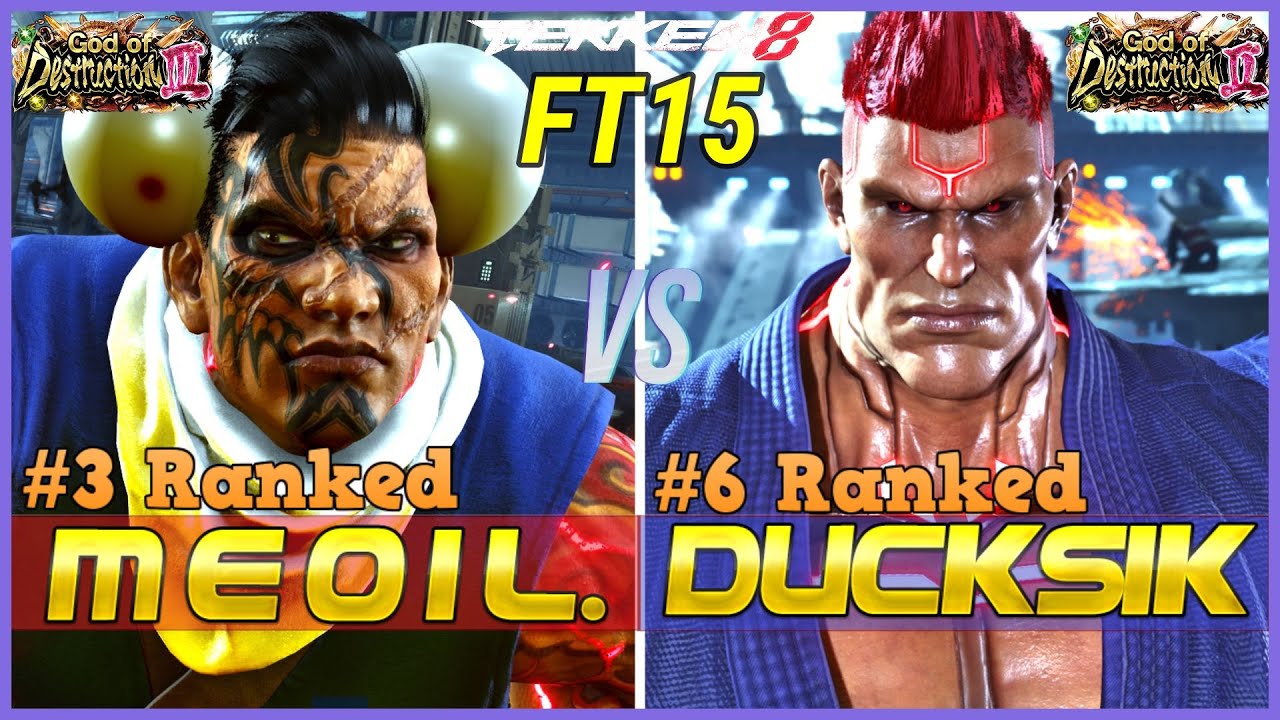 T8 FT 15 ▰ MEOIL (#3 рейтинг Фахкумрам) против DUCKSIK (#6 рейтинг Джек-8) ▰ Геймплей высокого ур...