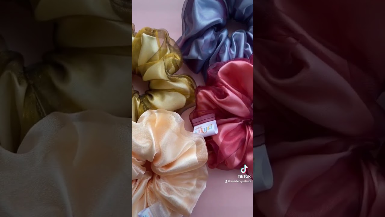 🧡Dreamy Princess🧡 Double Layer Organza XL Scrunchies #uksmallbusiness #scrunchies