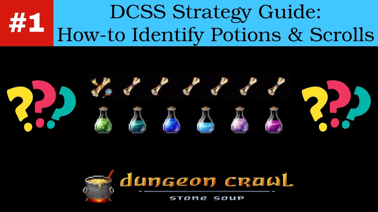 Руководство по стратегии DCSS №1: Искусство распознавания зелий и свитков | Dungeon Crawl Stone Soup