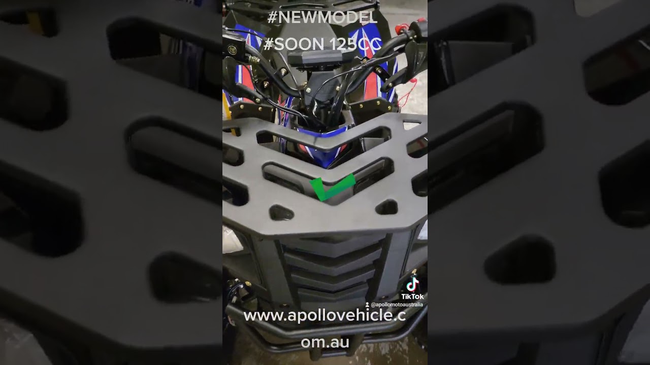 Apollo Motorcycles Commander 125cc Quad Bike Semi Automatic.