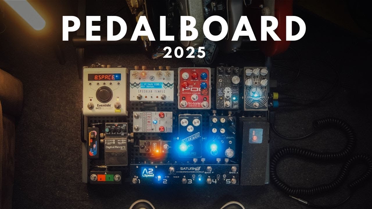 PEDALBOARD 2025 by. YOUNG // Guitarra Aslan / Controladora Saturno / H9 Max / Whammy Ricochet
