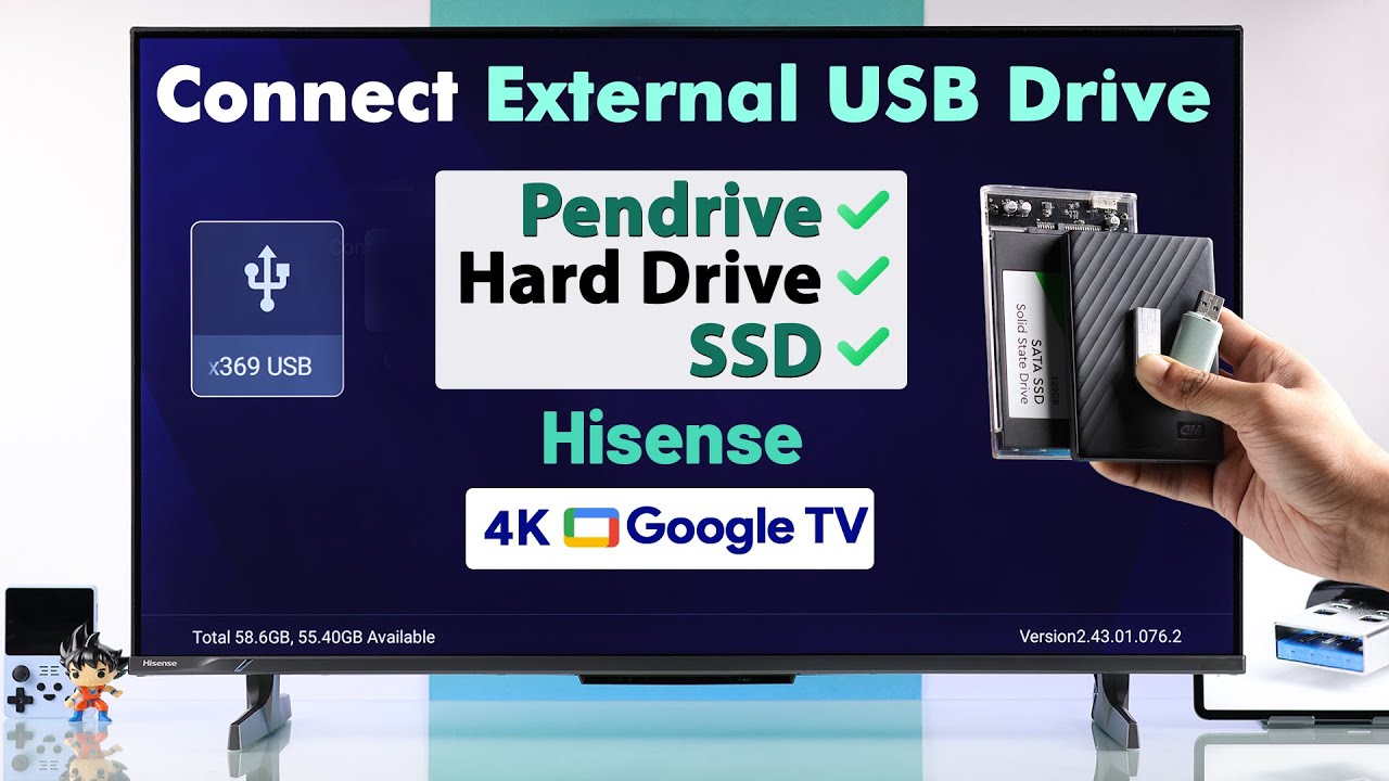 How To Connect USB Flash Drive on Your Hisense Google TV! [Use Pendrive]