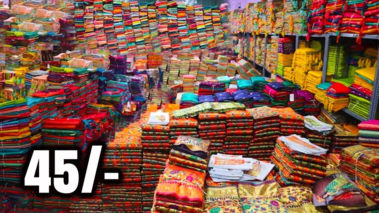 सूरत की पैसा छापने वाली लाजवाब साड़ियाँ | Saree Manufacturer | Saree Wholesale market in surat