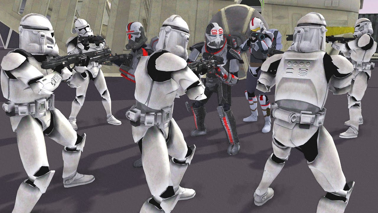 Can BAD BATCH Escape Imperial AIRFIELD?! - Men of War: Clone Wars Recreated