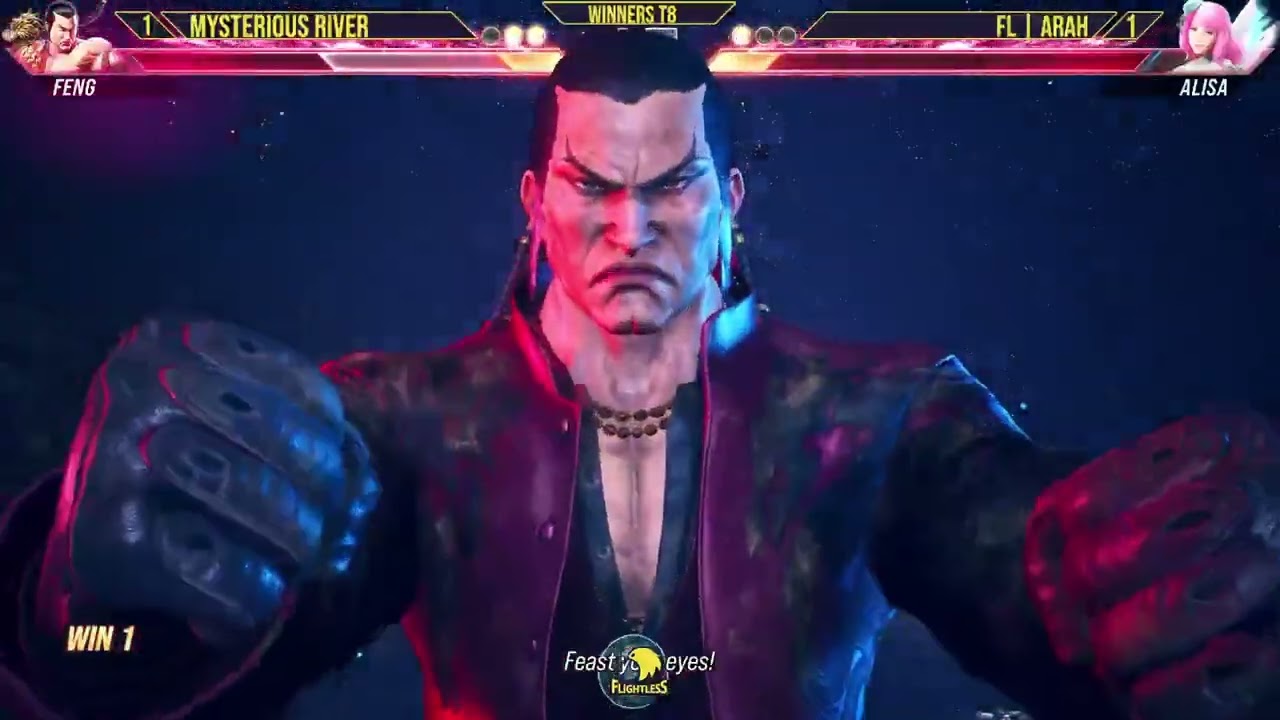 Tekken 8 Hambats Aug Dojo - Mysterious River (Fen) vs Bak (Lil)/Arashii (Ali)/Ronin (Kum)/Zar (Sha)