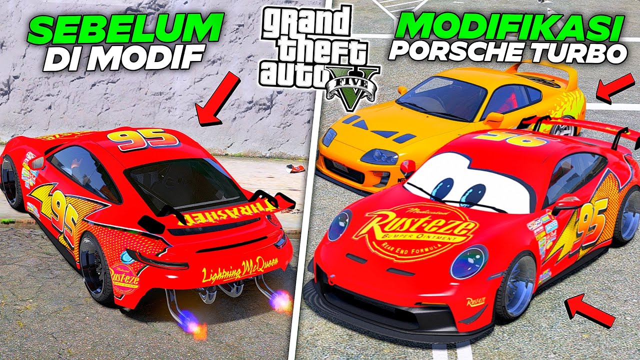 Aku MODIFIKASI Mobil Porsche Twin Turbo Langka Untuk Ikut Balapan CARMEET JDM Di - GTA 5 MOD