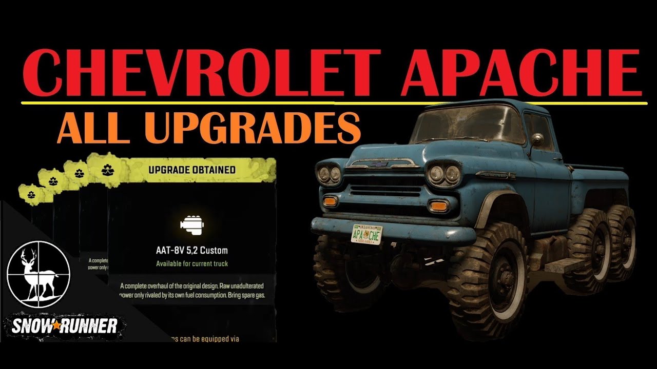 Chevrolet Apache SnowRunner ВСЕ места обновления