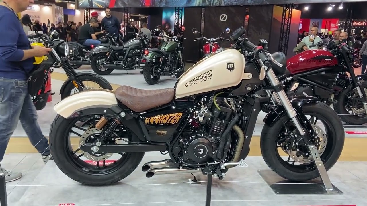 Macbor Rockster 410 Bobber Concept (2025) Walkaround | EICMA 2024 Milan – Custom Spirit in Motion