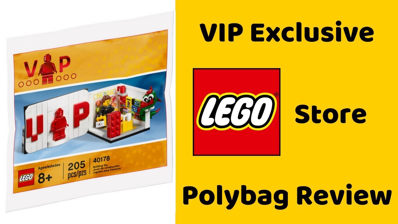 Lego Store VIP Exclusive Set 40178 Set REVIEW