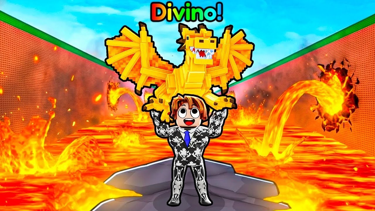 TENTE PEGAR UM BRAINROT DIVINO ACIMA DAS NUVENS ENQUANTO ESCAPA DA SUPER LAVA NO ROBLOX