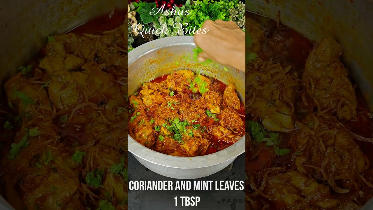 Hyderabadi Chicken Dum Biryani #chickenbiryani #chickendumbiryani