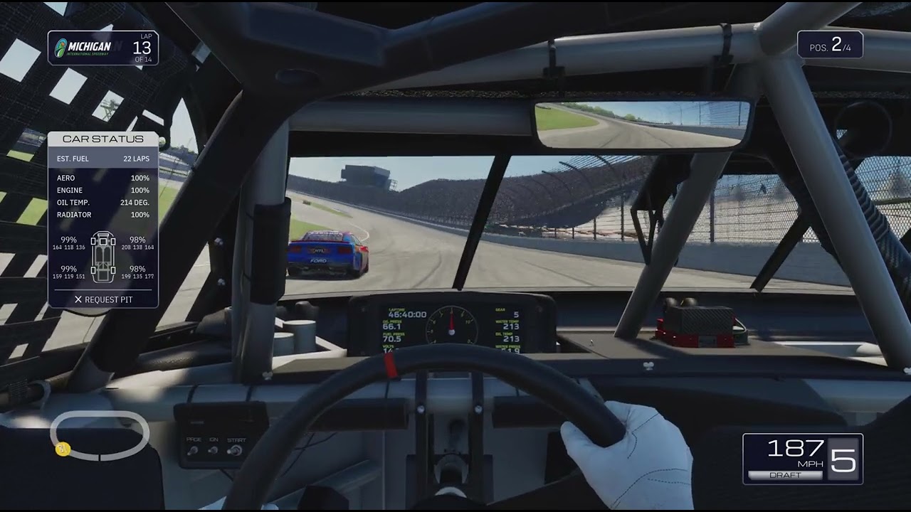 NASCAR 25 Michigan  1v1 green white checkered dub by a CH