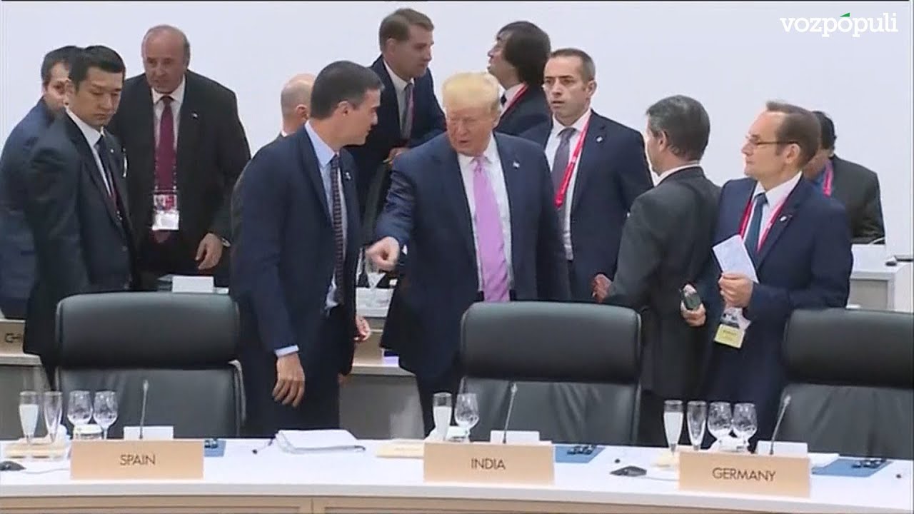 Trump le indica a Sánchez donde sentarse en la cumbre del G20