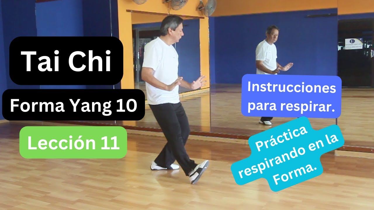 GRATIS Tai Chi. Lección 11. Forma Yang de 10 movimientos. Cómo respirar al ejecutar la Forma.