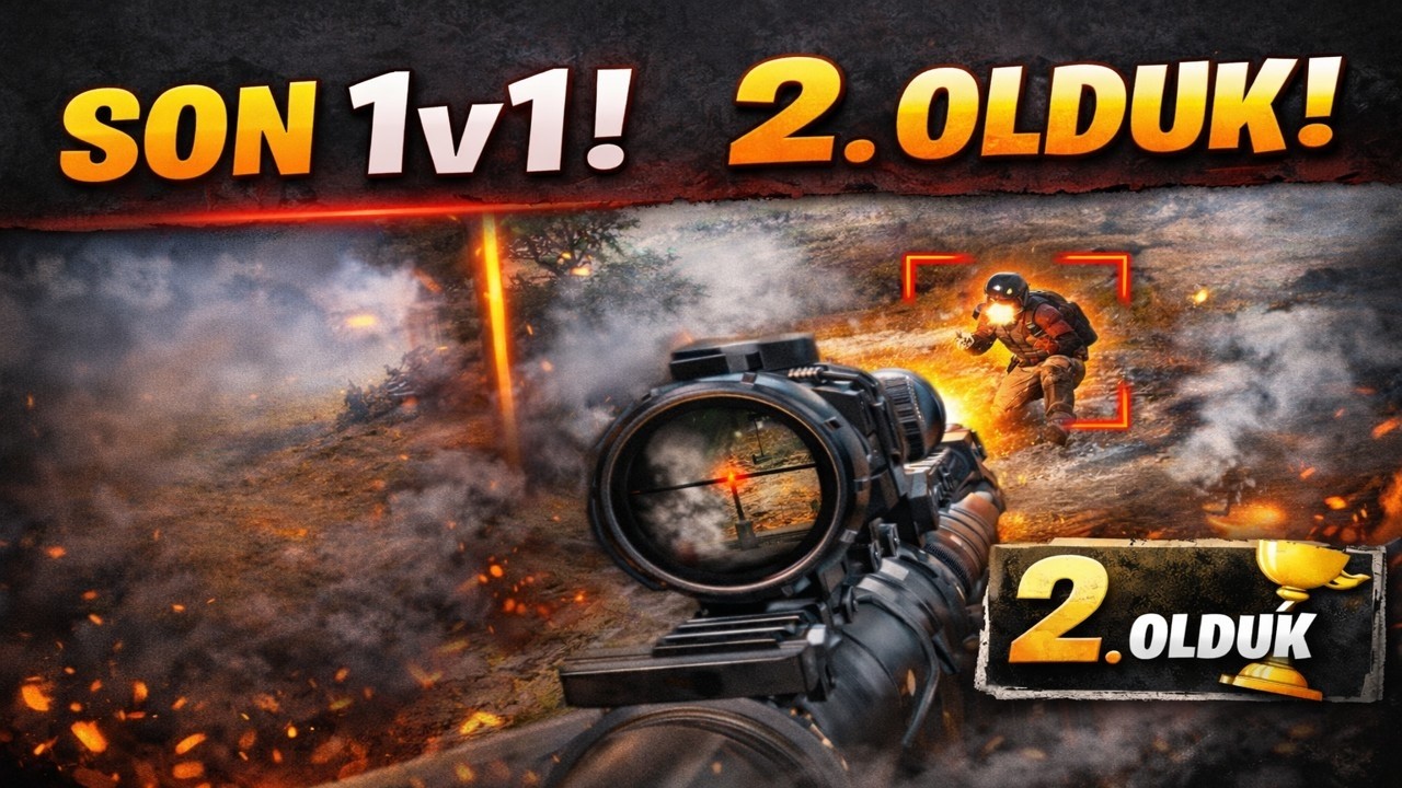 TAM KAZANIYORDUK… SON SANİYEDE 2. OLDUK! 😱 | PUBG MOBILE