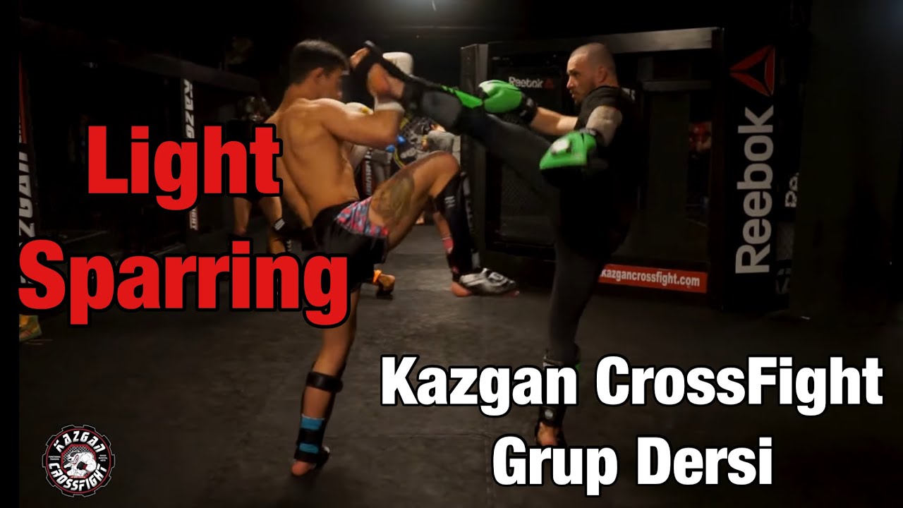 Kazgan CrossFight eğlenceli akşam antrenmanı! Light Sparring w/ Kaan Kazgan & Intizar Babaniyazov