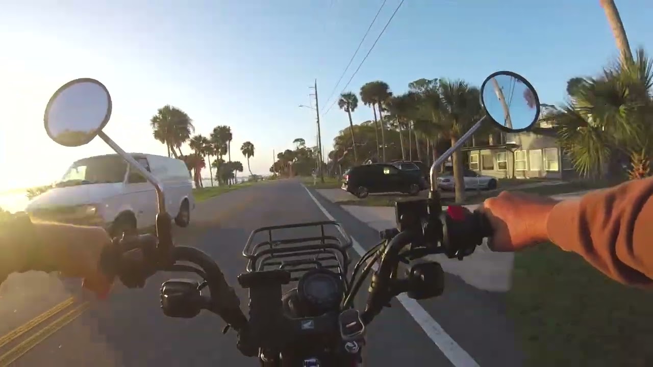 Early Morning Honda Trail 125 Ride