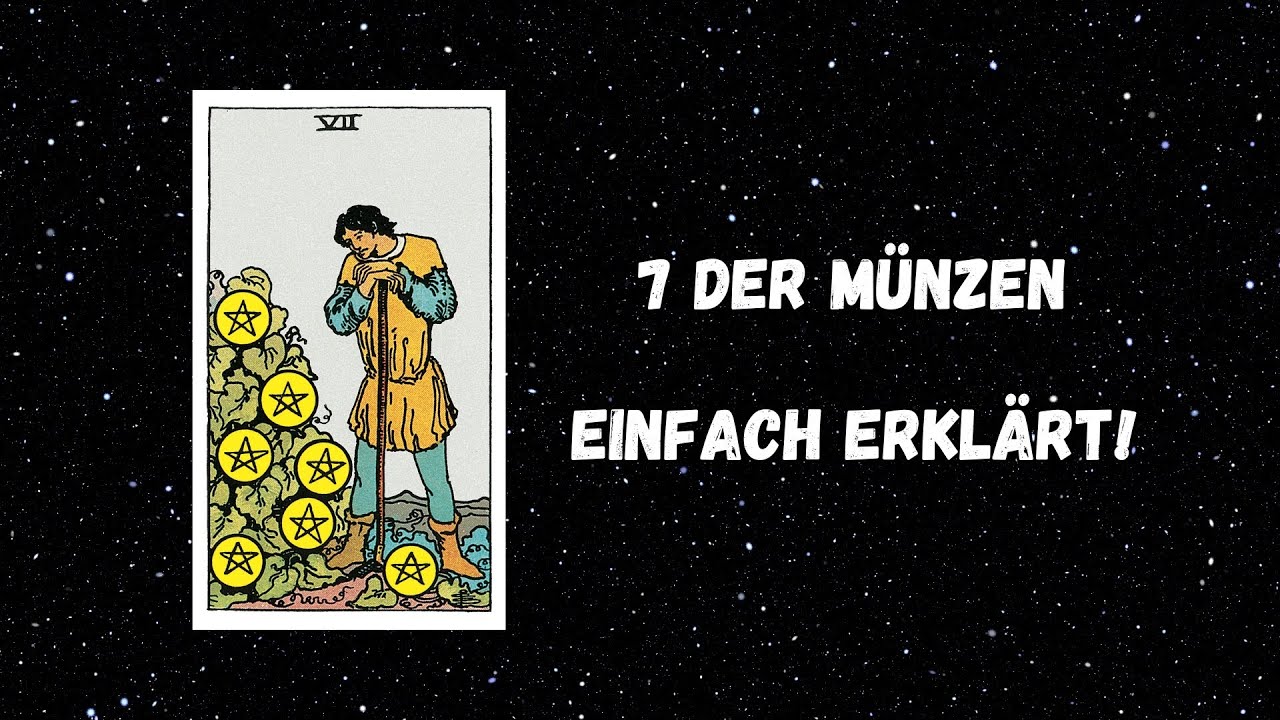 7 der Münzen - Einfach erklärt | Symbolik und Bedeutung | #tarotberlin #tarot #tarotkarten