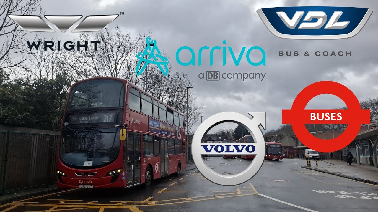 Arriva London: 217 from Turnpike Lane to Waltham Cross Via Enfield Retail Park ( VDL DB300 10.4m