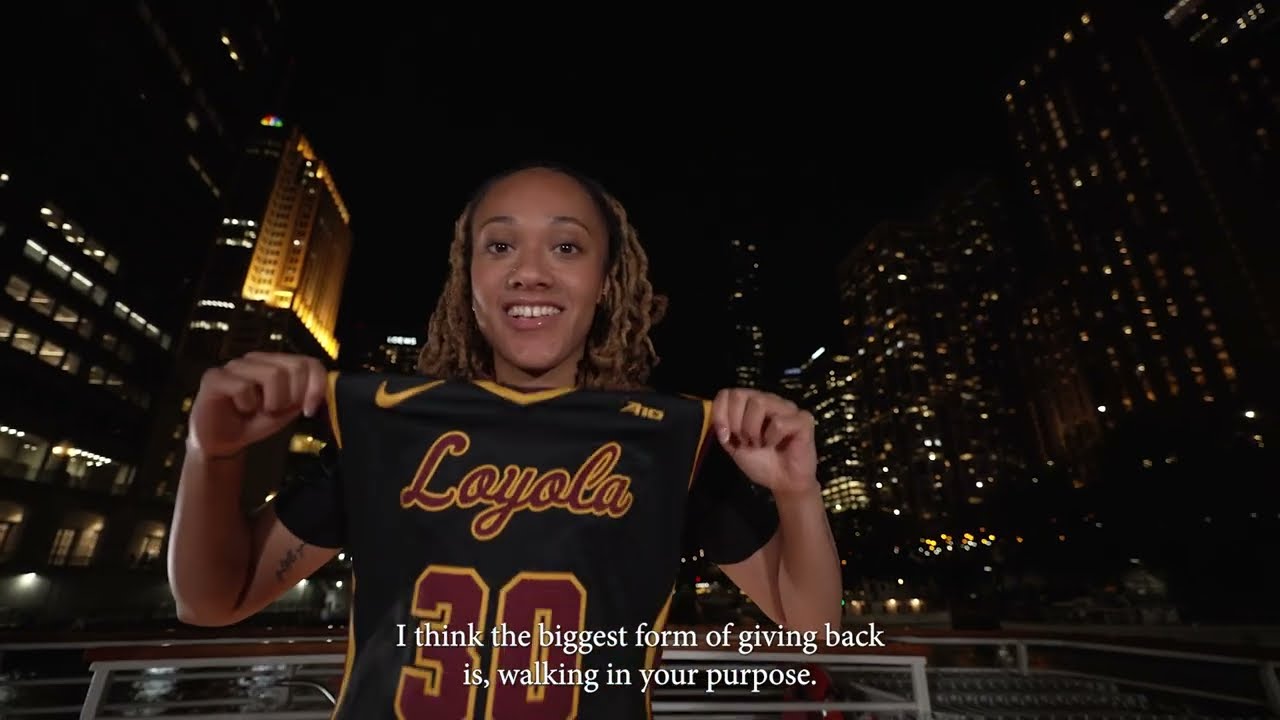 Loyola University Chicago basketball player Destiny Jackson talks about the Loyola experience.