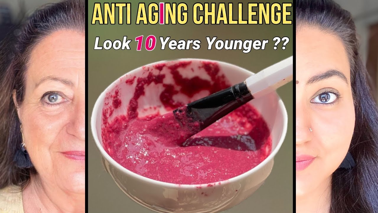 ANTI AGEING CHALLENGE : Remove Wrinkles, Fine Lines, Open Pores & Get Tight Bright Skin Naturally