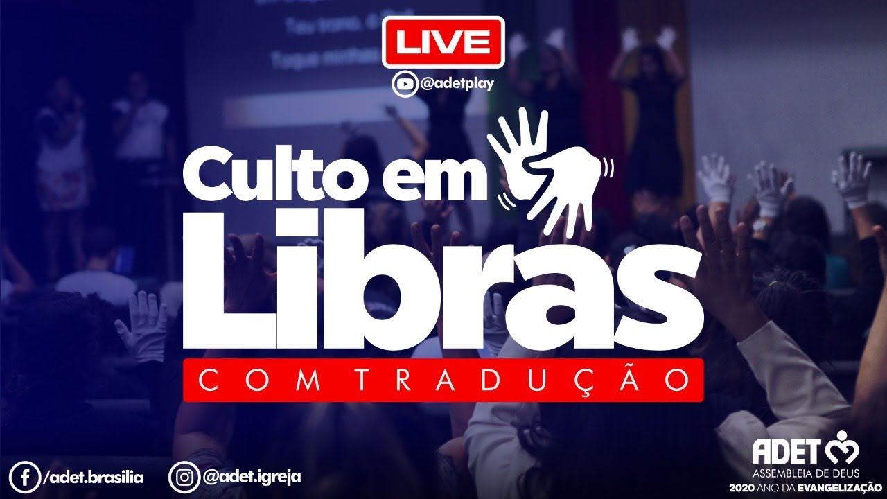 CULTO EM LIBRAS ADET - 29/08/2020