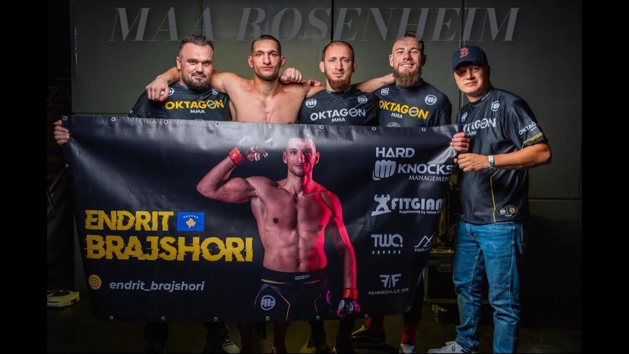 Wir sind mit Endrit Brajshori in Frankfurt Oktagon 57