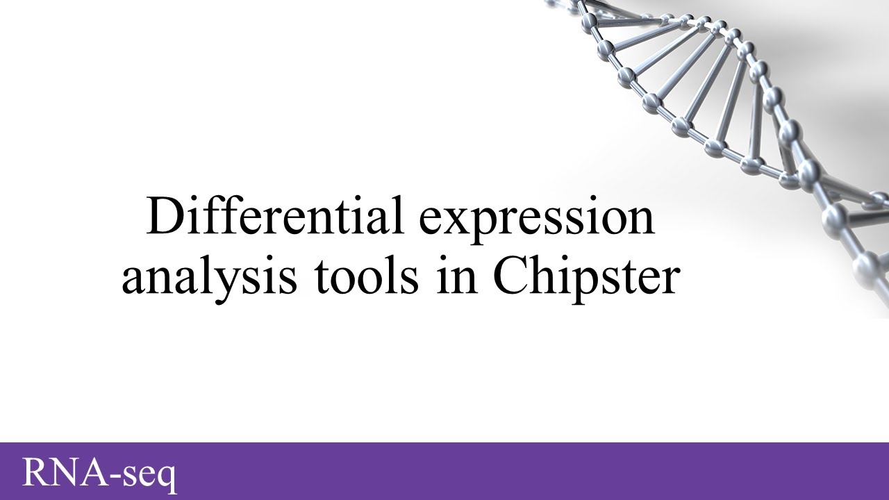 Differential expression analysis tools in Chipster