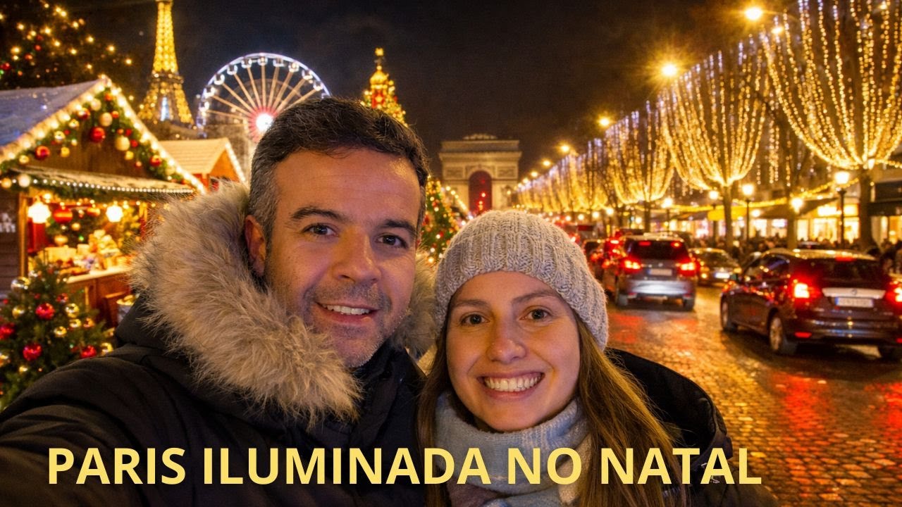 Natal em Paris: Visitando o Mercado de Natal e a Champs-Élysées Iluminada!