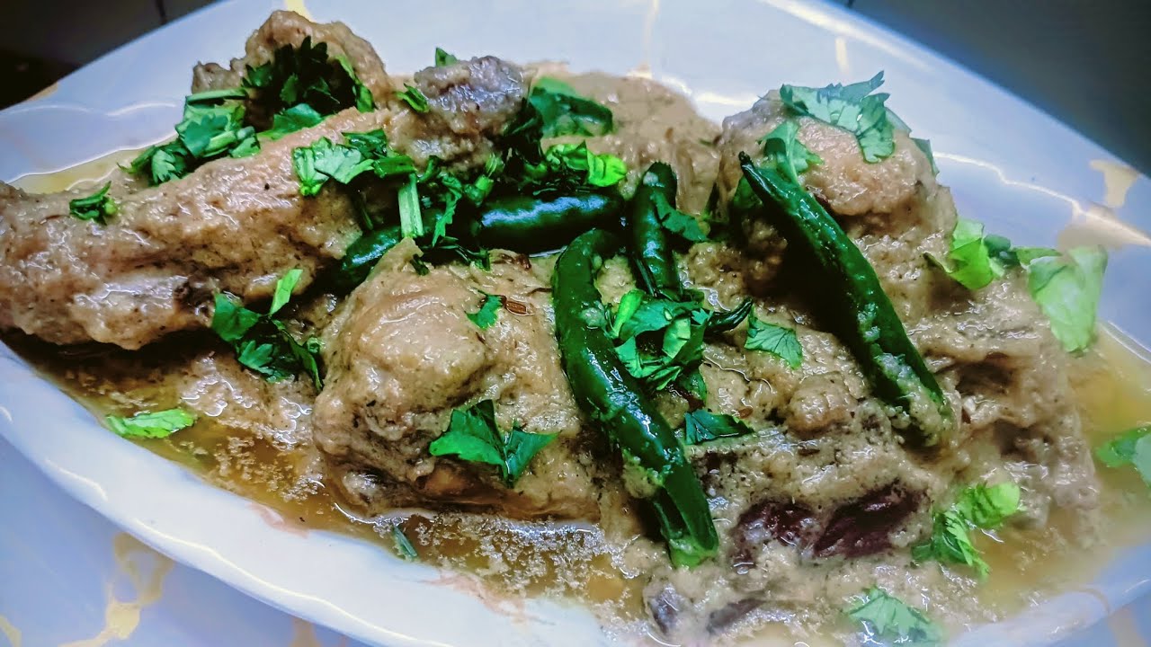 Shadiyon mein banne wala white chicken korma#viralvideo #youtubeshort 