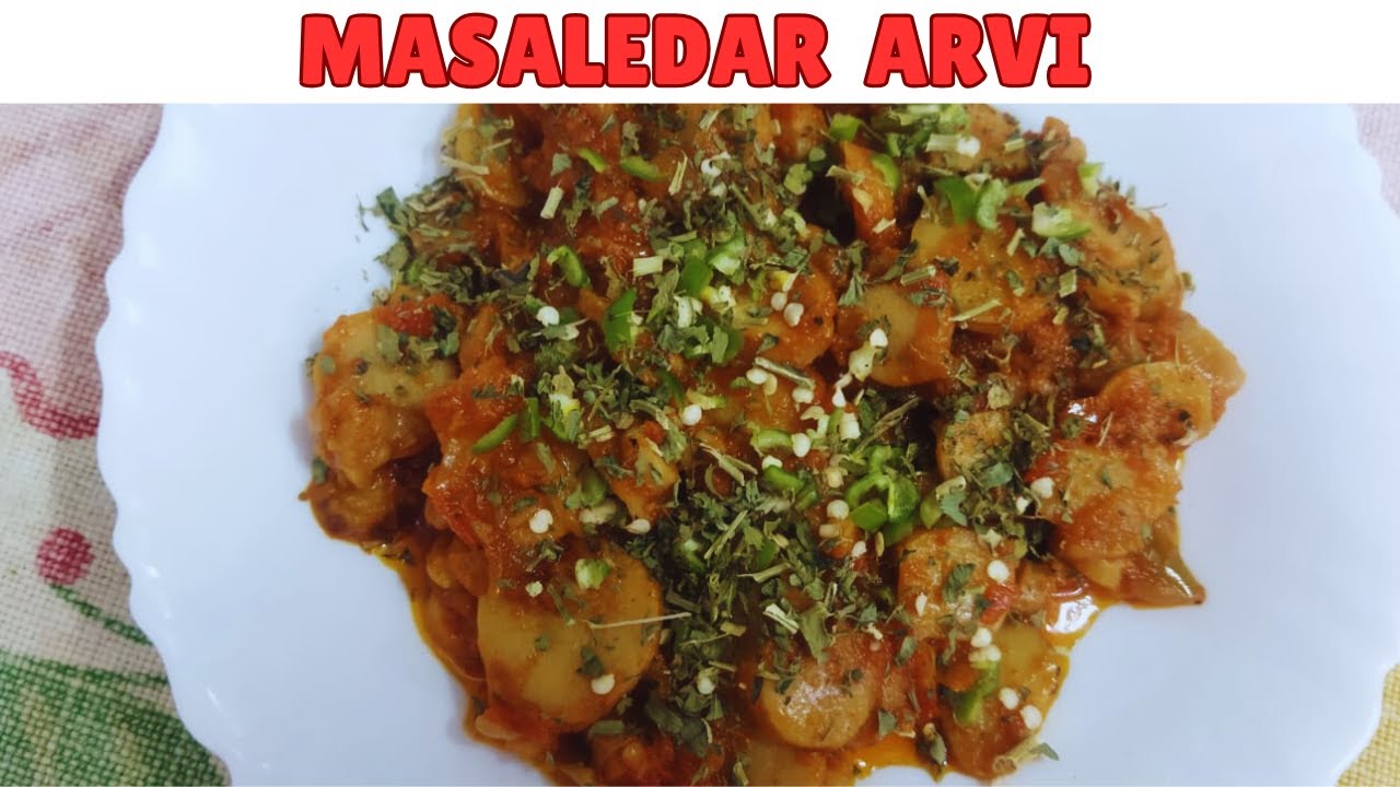 Masaledar Arvi Ki Sabzi Recipe | Easy Arbi Fry | Lunch/Dinner Idea