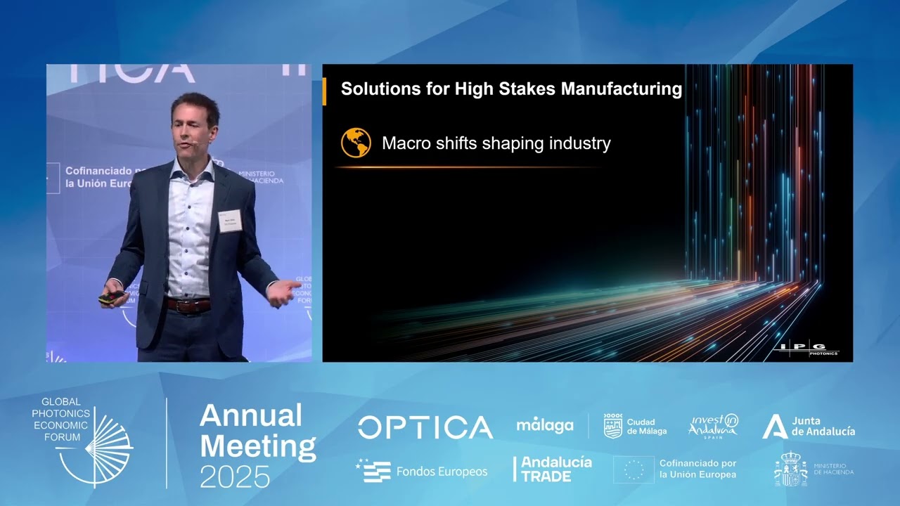 KEYNOTE MALAGA: Mark Gitin, CEO IPG PHOTONICS