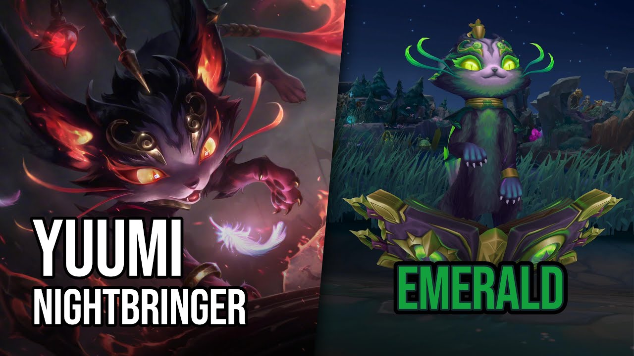 Скин Юми «Изумрудный Вестник Ночи» | League of Legends