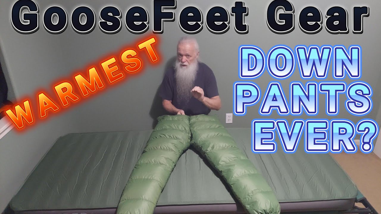 GooseFeet Gear Custom Baffled Down Pants Review
