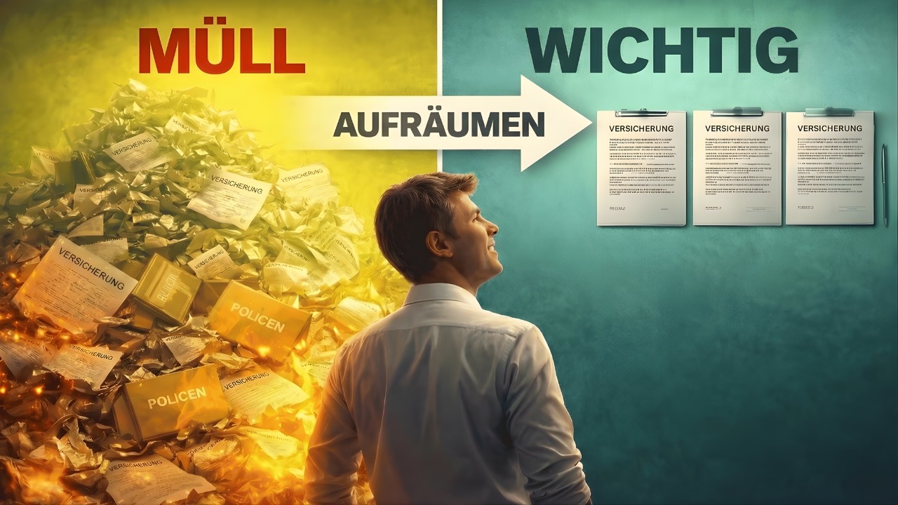 Nur diese 3 Versicherungen sind wichtig (Der Rest ist Müll)