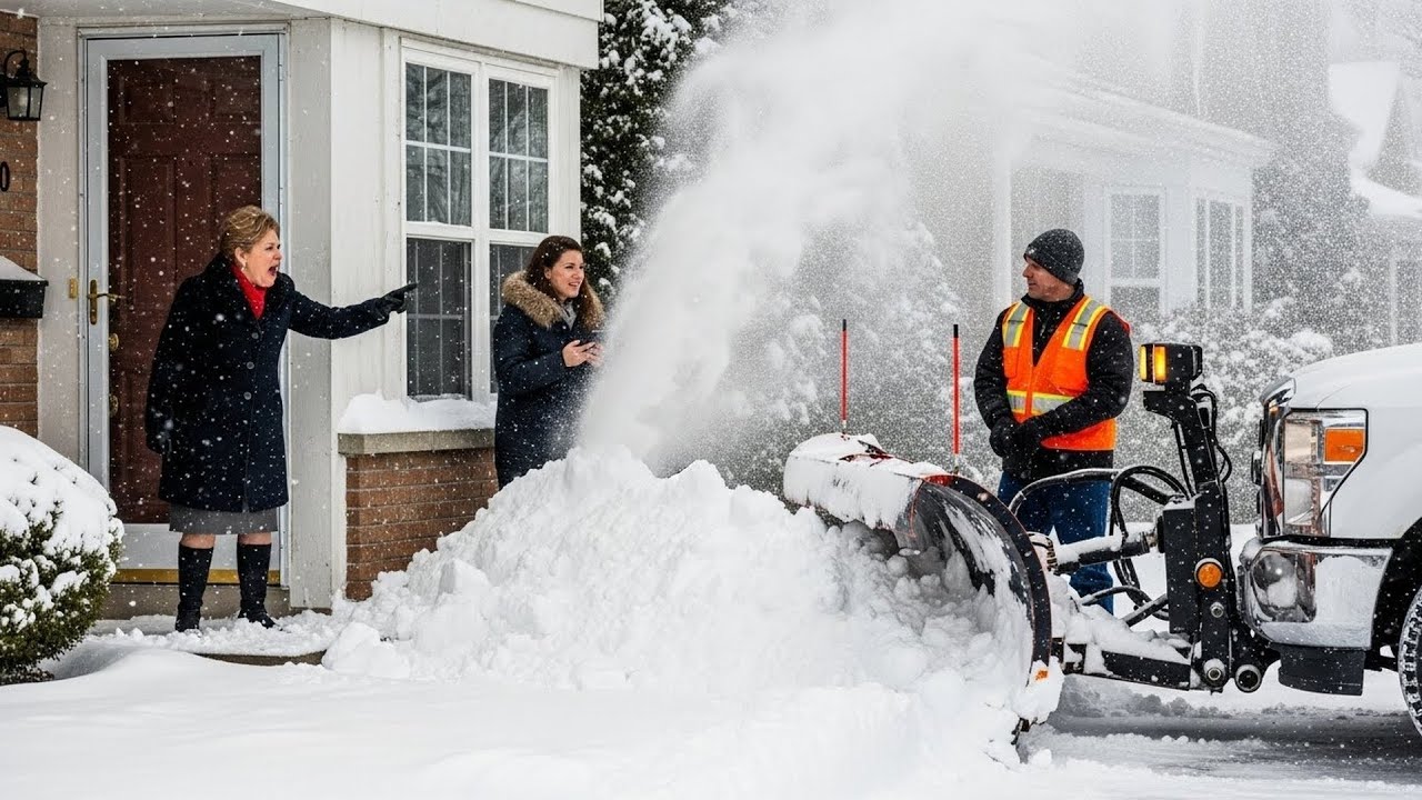 HOA Demanded I Shovel Their Sidewalks During the Storm, So I Plowed Snow Against All Their Doors