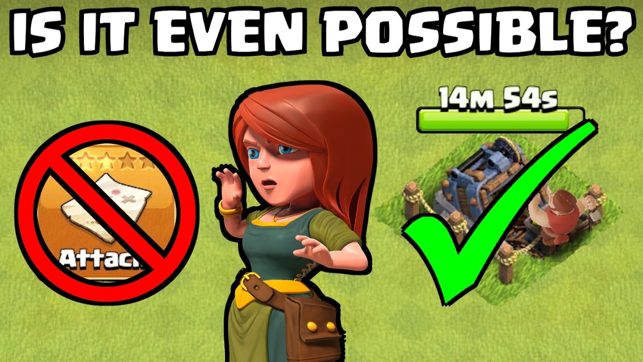 Can You Max Your Base in Clash of Clans Without Attacking?