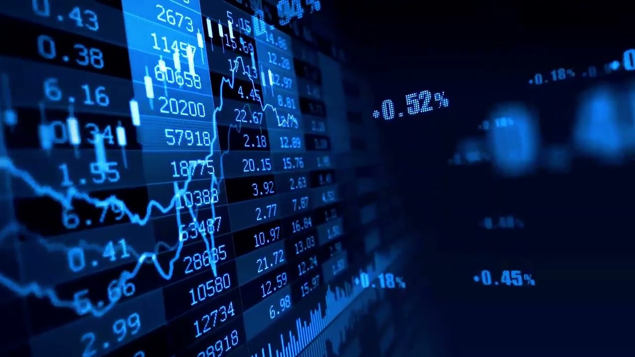 4K Free Stock Footage &ndash; Market Values & Stock Trading | No Copyright Finance Video
